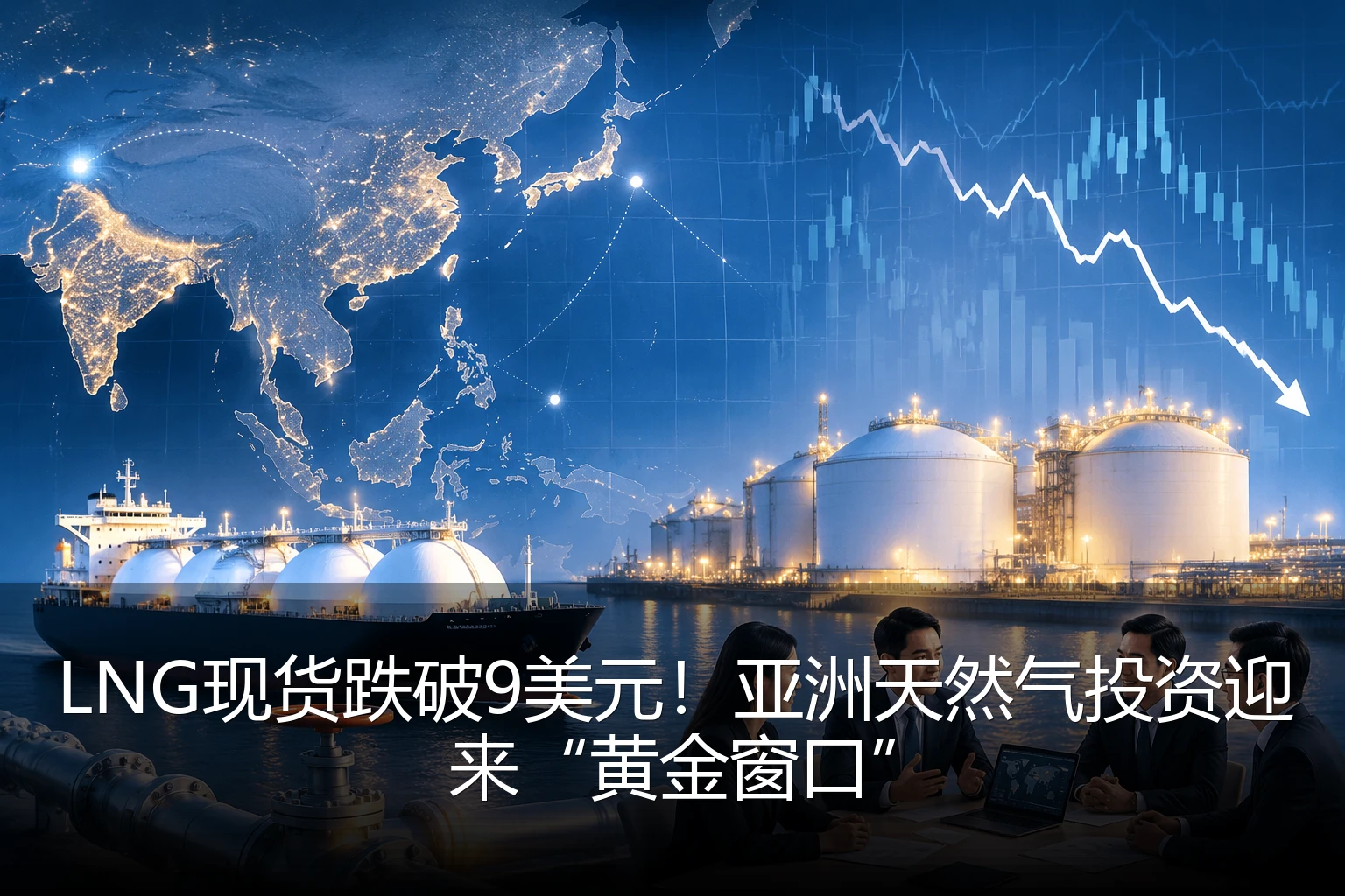 LNG现货跌破9美元！亚洲天然气投资迎来“黄金窗口”