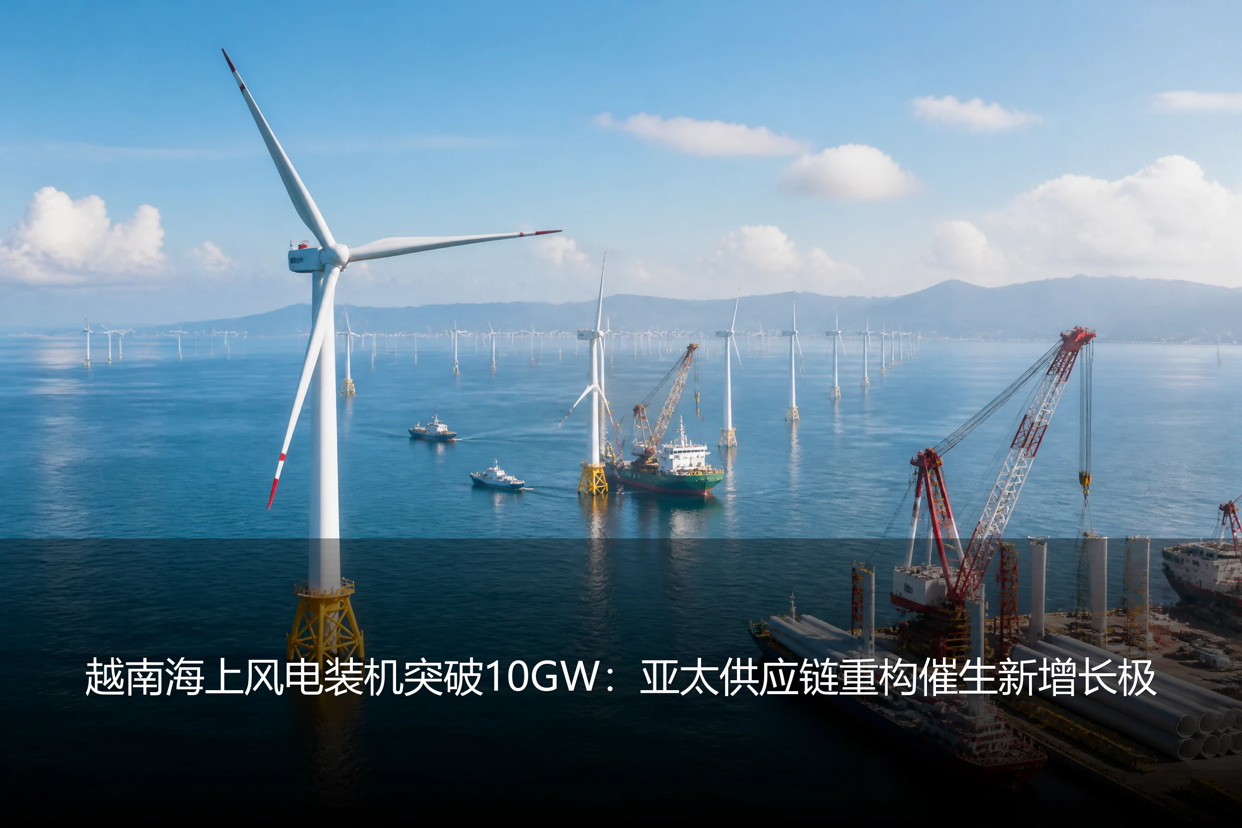 越南海上风电装机突破10GW：亚太供应链重构催生新增长极