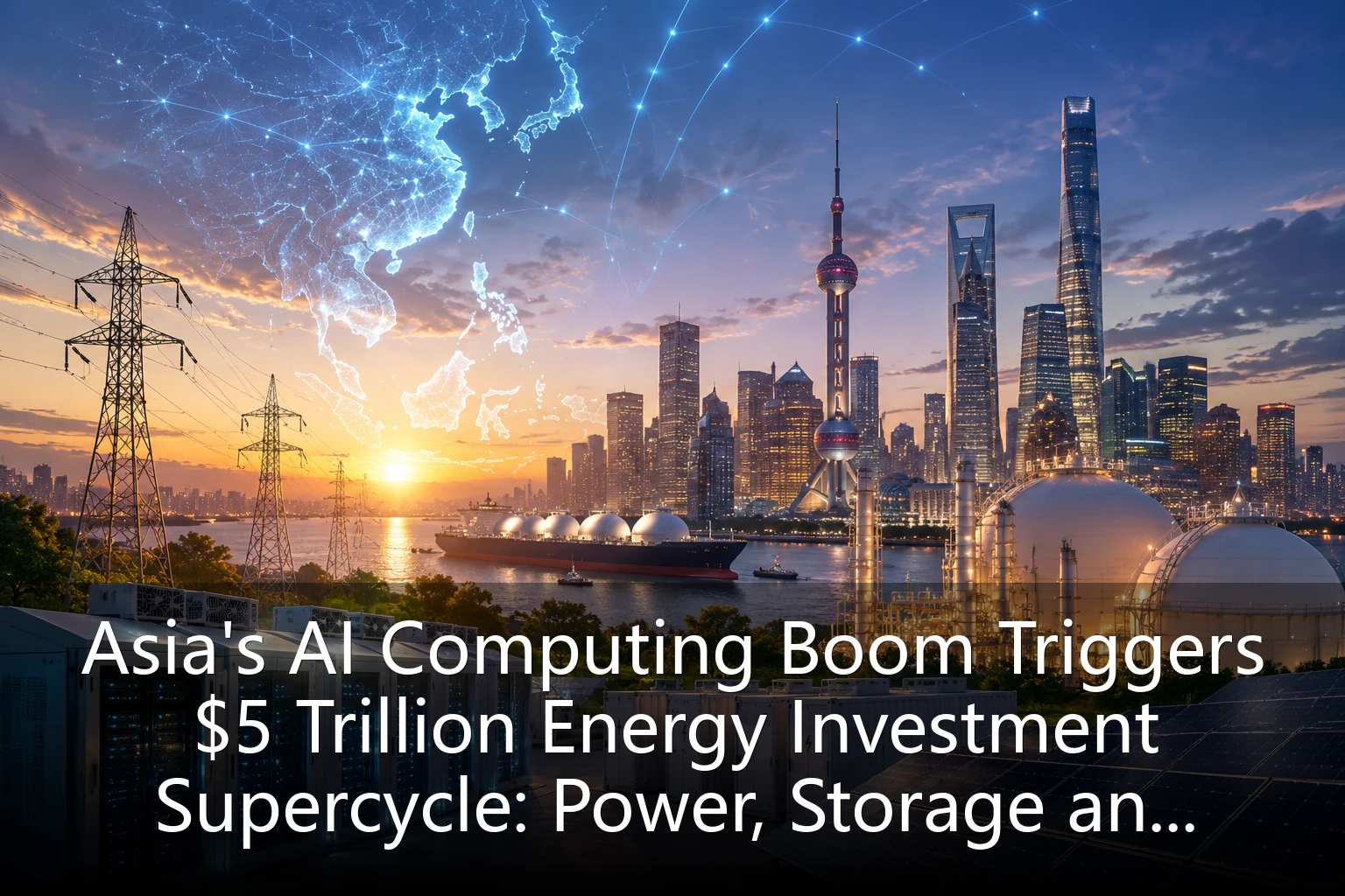 Asia's AI Computing Boom Triggers $5 Trillion Energy Investment Supercycle: Power, Storage and Natural Gas Lead