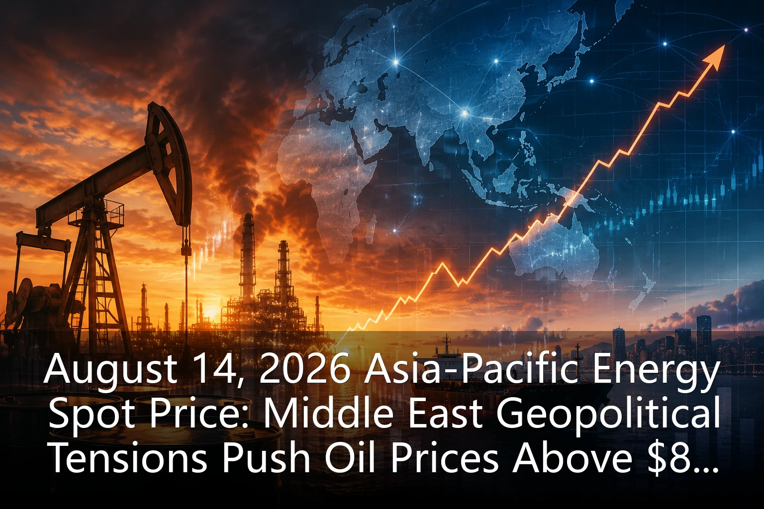 August 14, 2026 Asia-Pacific Energy Spot Price: Middle East Geopolitical Tensions Push Oil Prices Above $85 Barrier