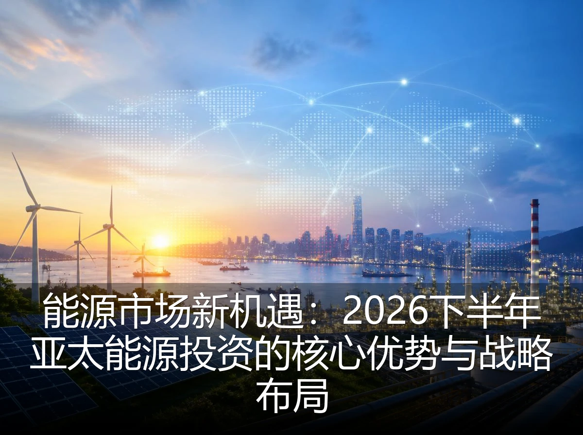 能源市场新机遇：2026下半年亚太能源投资的核心优势与战略布局
