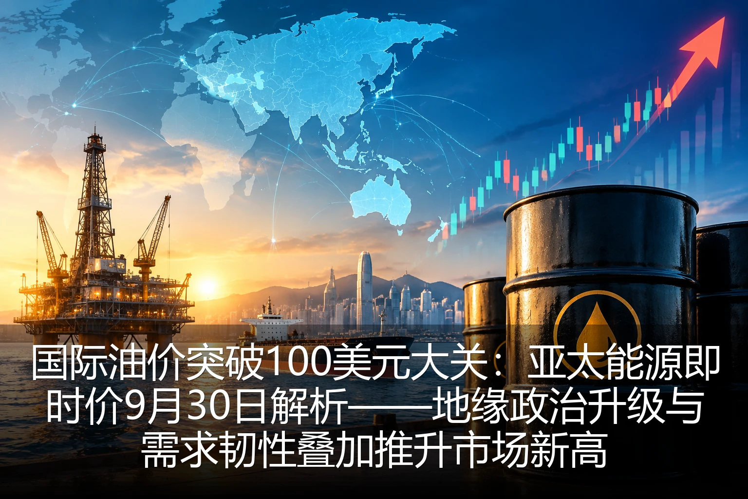 国际油价突破100美元大关：亚太能源即时价9月30日解析——地缘政治升级与需求韧性叠加推升市场新高